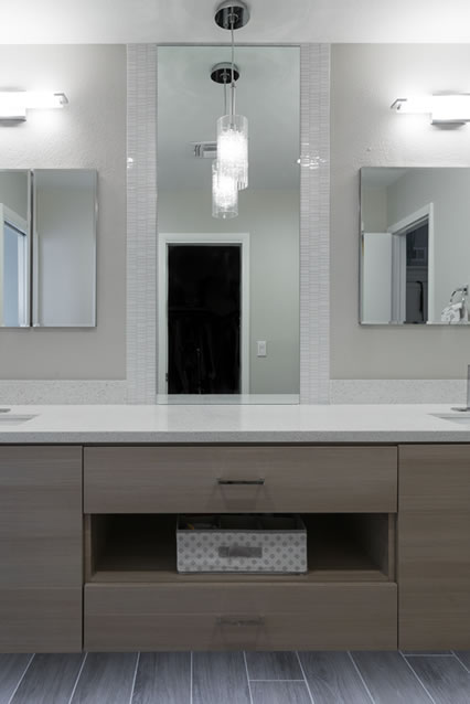 Mesa Contemporary Master Bathroom 